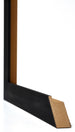 Mura MDF Cornice 46x61cm Negro Grano De Madera Dettaglio Intersezione | Yourdecoration.it