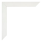 Mura MDF Cornice 60x85cm Bianco Spazzato Dettaglio Angolo | Yourdecoration.it