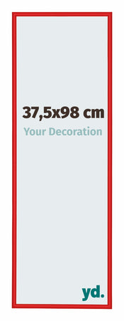 New York Alluminio Cornice 37 5x98cm Rosso Ferrari Davanti Dimensione | Yourdecoration.it