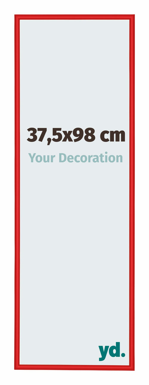 New York Alluminio Cornice 37 5x98cm Rosso Ferrari Davanti Dimensione | Yourdecoration.it