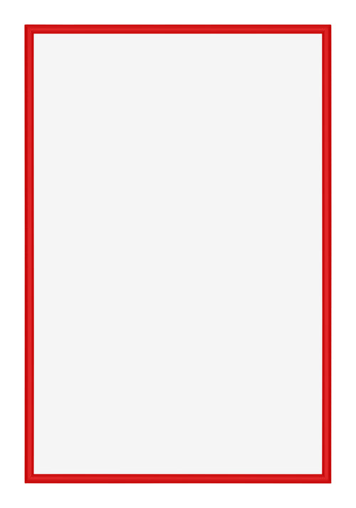 New York Alluminio Cornice 60x85cm Rosso Ferrari Davanti | Yourdecoration.it