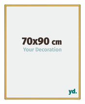 New York Alluminio Cornice 70x90cm Oro Lucido Davanti Dimensione | Yourdecoration.it