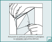 Rimuovere la pellicola protettiva della cornice digitale | Yourdecoration.it