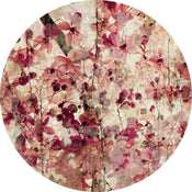 5501 R Wizard_Genius Vintage Flower Pattern Carta Da Parati In Tessuto Non Tessuto 140X140cm Rotonda | Yourdecoration.it