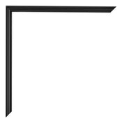 Annecy Plastica Cornice 18x24cm Nero Opaco Dettaglio Angolo | Yourdecoration.it