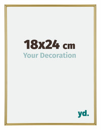 Annecy Plastica Cornice 18x24cm Oro Davanti Dimensione | Yourdecoration.it