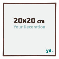 Annecy Plastica Cornice 20x20cm Marrone Davanti Dimensione | Yourdecoration.it