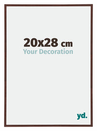 Annecy Plastica Cornice 20x28cm Marrone Davanti Dimensione | Yourdecoration.it