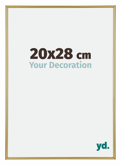 Annecy Plastica Cornice 20x28cm Oro Davanti Dimensione | Yourdecoration.it
