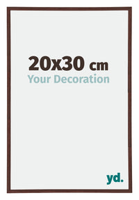 Annecy Plastica Cornice 20x30cm Marrone Davanti Dimensione | Yourdecoration.it