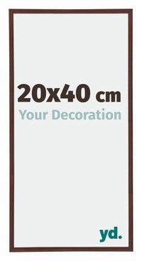 Annecy Plastica Cornice 20x40cm Marrone Davanti Dimensione | Yourdecoration.it
