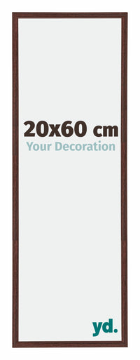 Annecy Plastica Cornice 20x60cm Marrone Davanti Dimensione | Yourdecoration.it