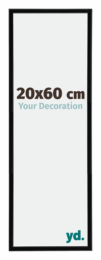 Annecy Plastica Cornice 20x60cm Nero Lucente Dimensione | Yourdecoration.it