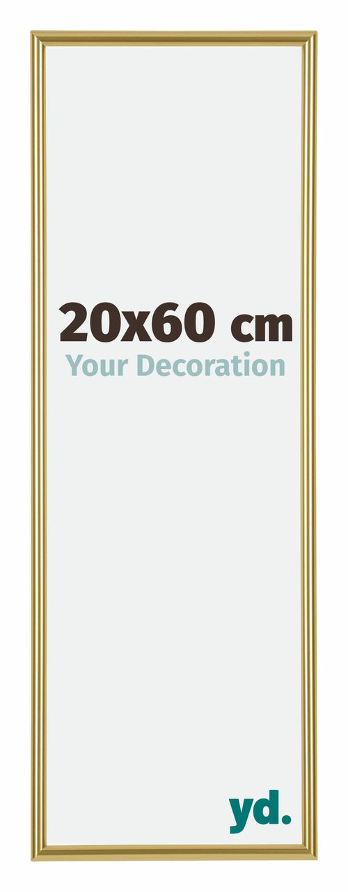 Annecy Plastica Cornice 20x60cm Oro Davanti Dimensione | Yourdecoration.it