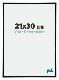 Annecy Plastica Cornice 21x30cm Nero Lucente Dimensione | Yourdecoration.it