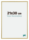 Annecy Plastica Cornice 21x30cm Oro Davanti Dimensione | Yourdecoration.it