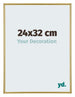Annecy Plastica Cornice 24x32cm Oro Davanti Dimensione | Yourdecoration.it