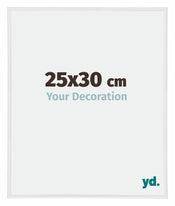 Annecy Plastica Cornice 25x30cm Bianco Lucente Davanti Dimensione | Yourdecoration.it