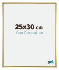 Annecy Plastica Cornice 25x30cm Oro Davanti Dimensione | Yourdecoration.it