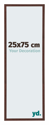 Annecy Plastica Cornice 25x75cm Marrone Davanti Dimensione | Yourdecoration.it