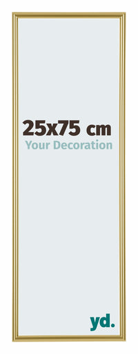 Annecy Plastica Cornice 25x75cm Oro Davanti Dimensione | Yourdecoration.it
