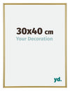 Annecy Plastica Cornice 30x40cm Oro Davanti Dimensione | Yourdecoration.it