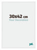 Annecy Plastica Cornice 30x42cm Bianco Lucente Davanti Dimensione | Yourdecoration.it