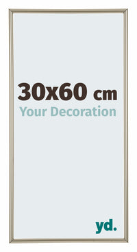 Annecy Plastica Cornice 30x60cm Champagne Davanti Dimensione | Yourdecoration.it