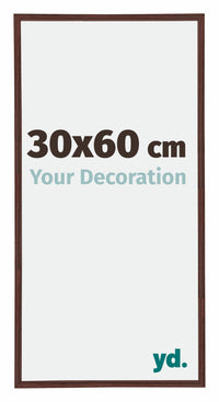 Annecy Plastica Cornice 30x60cm Marrone Davanti Dimensione | Yourdecoration.it