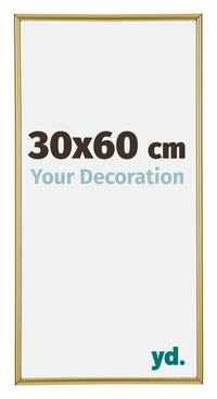 Annecy Plastica Cornice 30x60cm Oro Davanti Dimensione | Yourdecoration.it