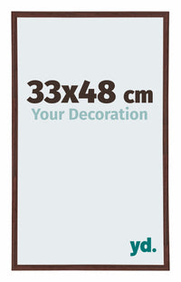 Annecy Plastica Cornice 33x48cm Marrone Davanti Dimensione | Yourdecoration.it