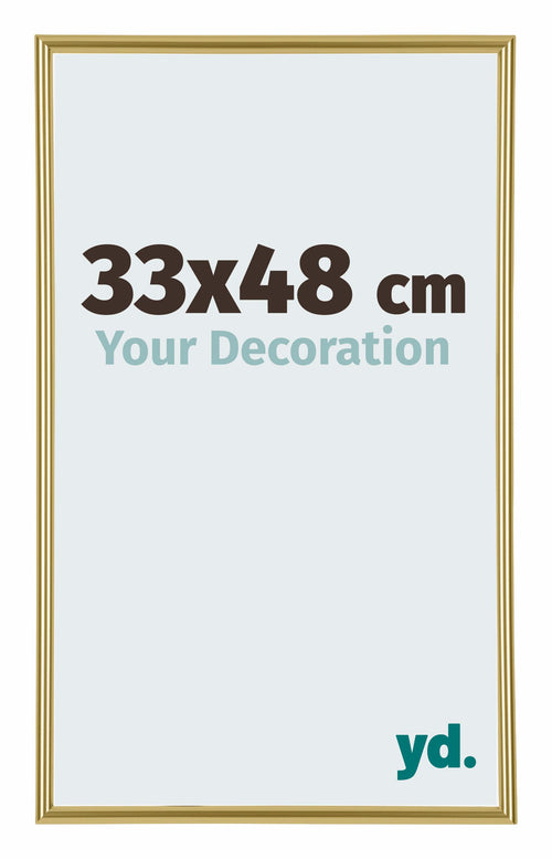 Annecy Plastica Cornice 33x48cm Oro Davanti Dimensione | Yourdecoration.it