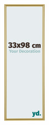 Annecy Plastica Cornice 33x98cm Oro Davanti Dimensione | Yourdecoration.it