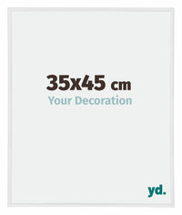 Annecy Plastica Cornice 35x45cm Bianco Lucente Davanti Dimensione | Yourdecoration.it