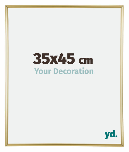 Annecy Plastica Cornice 35x45cm Oro Davanti Dimensione | Yourdecoration.it