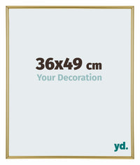 Annecy Plastica Cornice 36x49cm Oro Davanti Dimensione | Yourdecoration.it
