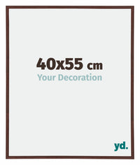 Annecy Plastica Cornice 40x55cm Marrone Davanti Dimensione | Yourdecoration.it