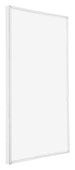 Annecy Plastica Cornice 40x60cm Bianco Lucente Davanti Obliquo | Yourdecoration.it