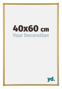 Annecy Plastica Cornice 40x60cm Oro Davanti Dimensione | Yourdecoration.it