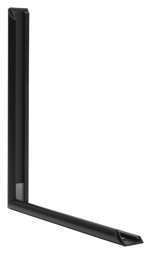 Annecy Plastica Cornice 40x70cm Nero Dettaglio Intersezione | Yourdecoration.it