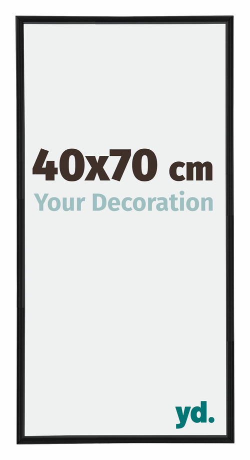 Annecy Plastica Cornice 40x70cm Nero Opaco Davanti Dimensione | Yourdecoration.it