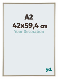 Annecy Plastica Cornice 42x59 4cm A2 Champagne Davanti Dimensione | Yourdecoration.it