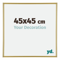 Annecy Plastica Cornice 45x45cm Oro Davanti Dimensione | Yourdecoration.it