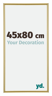 Annecy Plastica Cornice 45x80cm Oro Davanti Dimensione | Yourdecoration.it