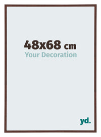 Annecy Plastica Cornice 48x68cm Marrone Davanti Dimensione | Yourdecoration.it