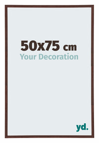 Annecy Plastica Cornice 50x75cm Marrone Davanti Dimensione | Yourdecoration.it