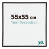 Annecy Plastica Cornice 55x55cm Nero Opaco Davanti Dimensione | Yourdecoration.it