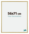 Annecy Plastica Cornice 56x71cm Oro Davanti Dimensione | Yourdecoration.it