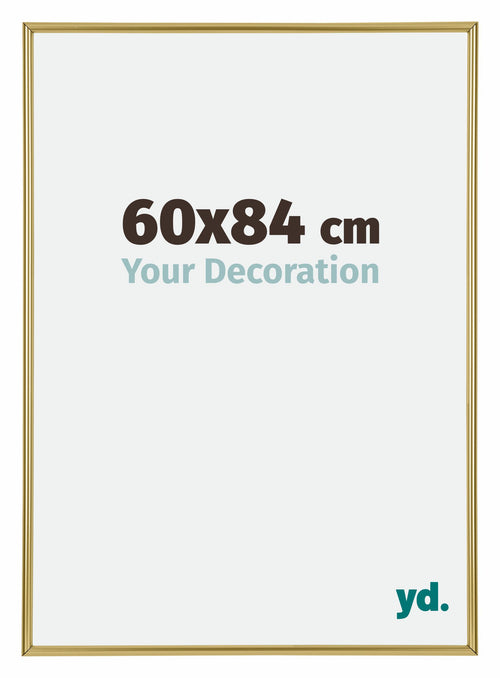 Annecy Plastica Cornice 60x84cm Oro Davanti Dimensione | Yourdecoration.it