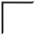 Annecy Plastica Cornice 70x70cm Nero Opaco Dettaglio Angolo | Yourdecoration.it